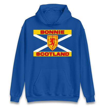 Bonnie Scotland Football Flag Hoodie