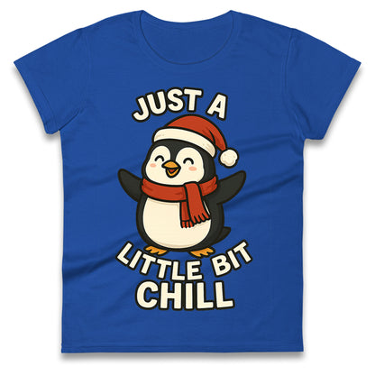 Penguin Christmas Ladies T Shirt