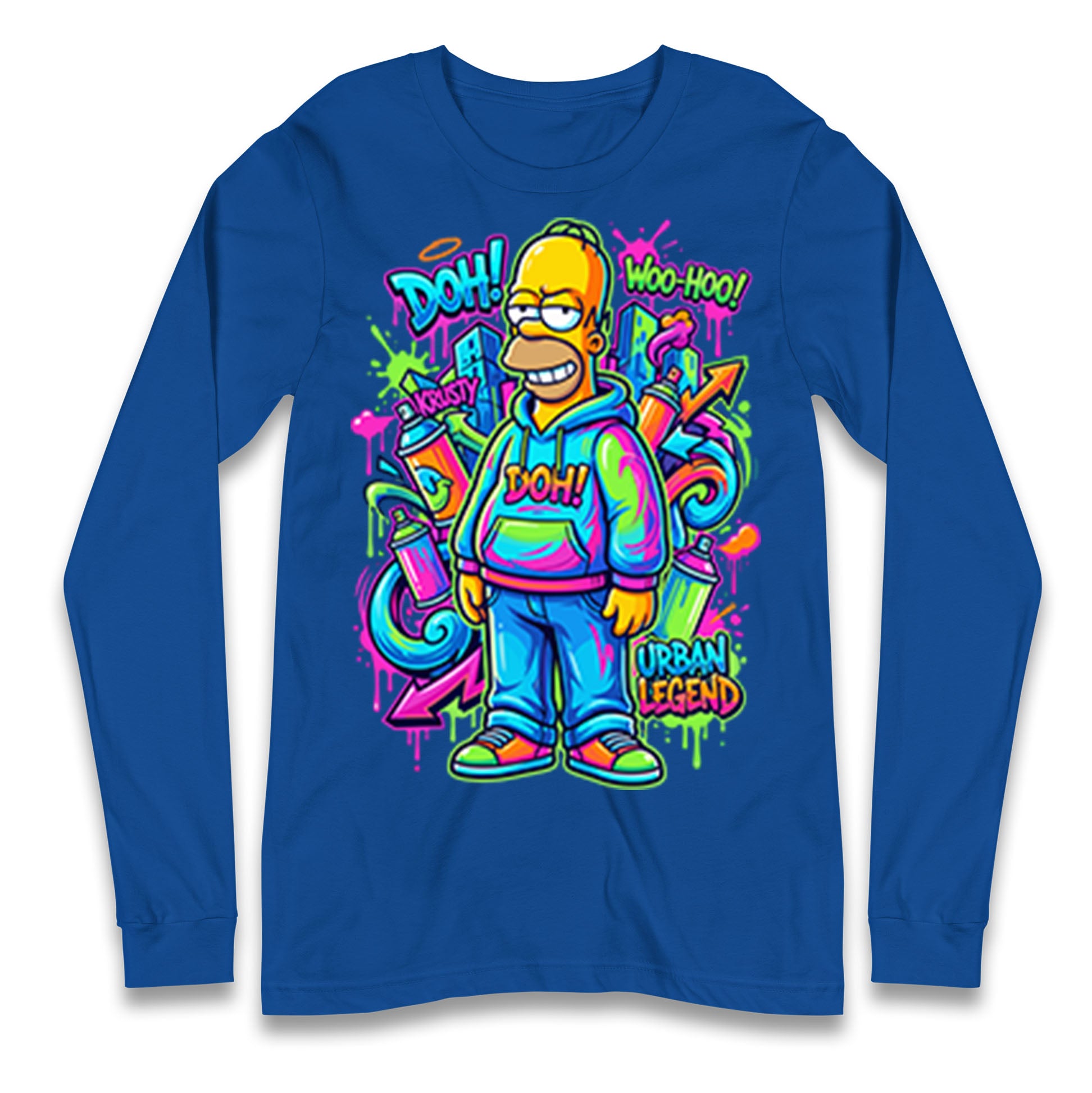 Homer Simpson Longsleeve T Shirt