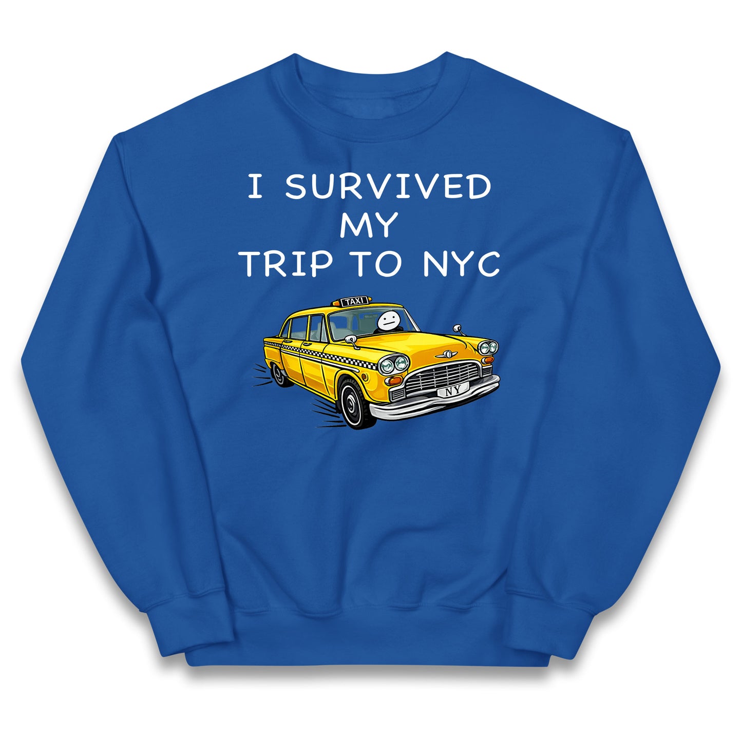 I Survived My Trip To NYC Yellow Taxi Kids Jumper