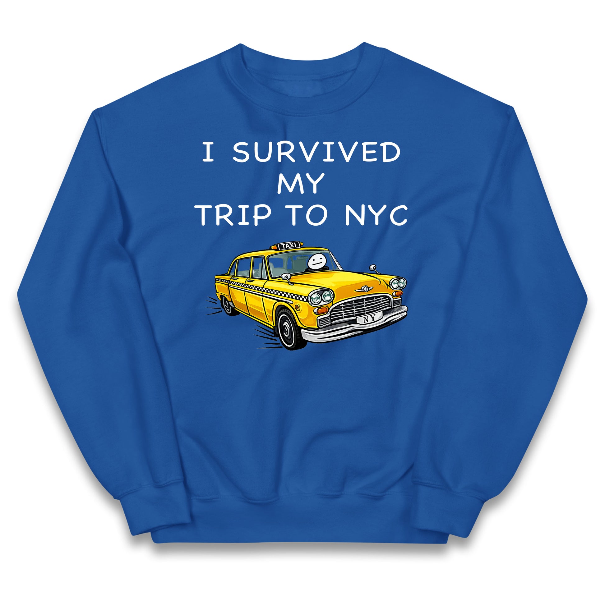 I Survived My Trip To NYC Yellow Taxi Kids Jumper