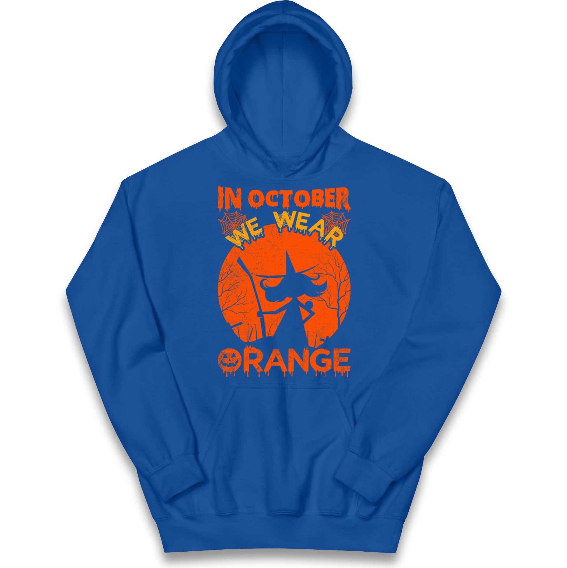In October We Wear Orange Halloween Hoodie
