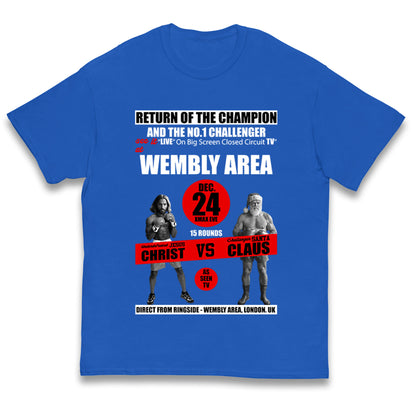 Jesus Christ Vs Santa Claus Kids T Shirt