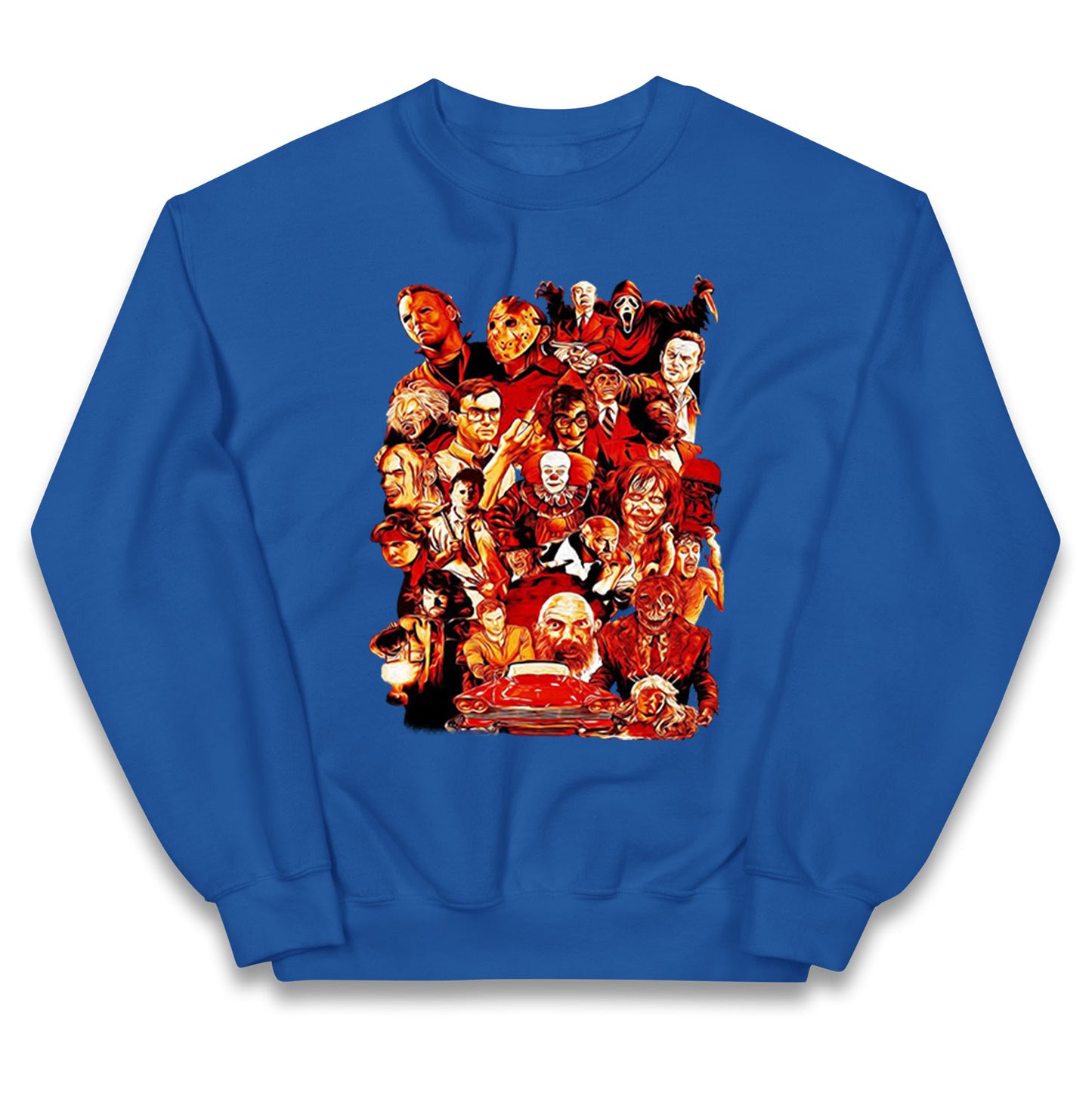 Horror Characters Halloween Kids Jumper