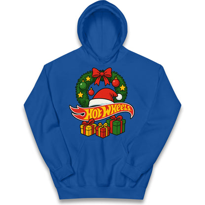 Hotwheels Christmas Kids Hoodie