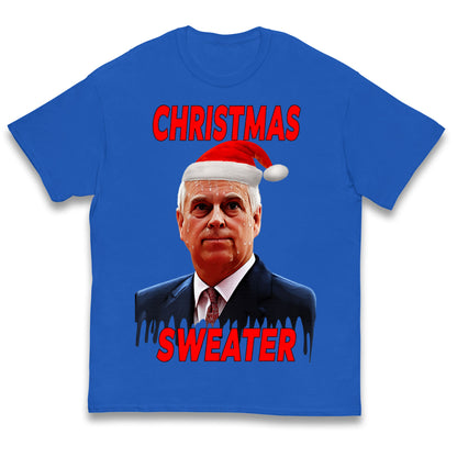 Prince Andrew Christmas Kids T Shirt