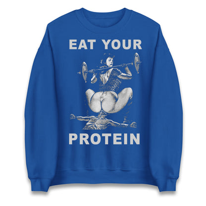 Breakfast Of Champions Eat Your Protein SarcasticJumper