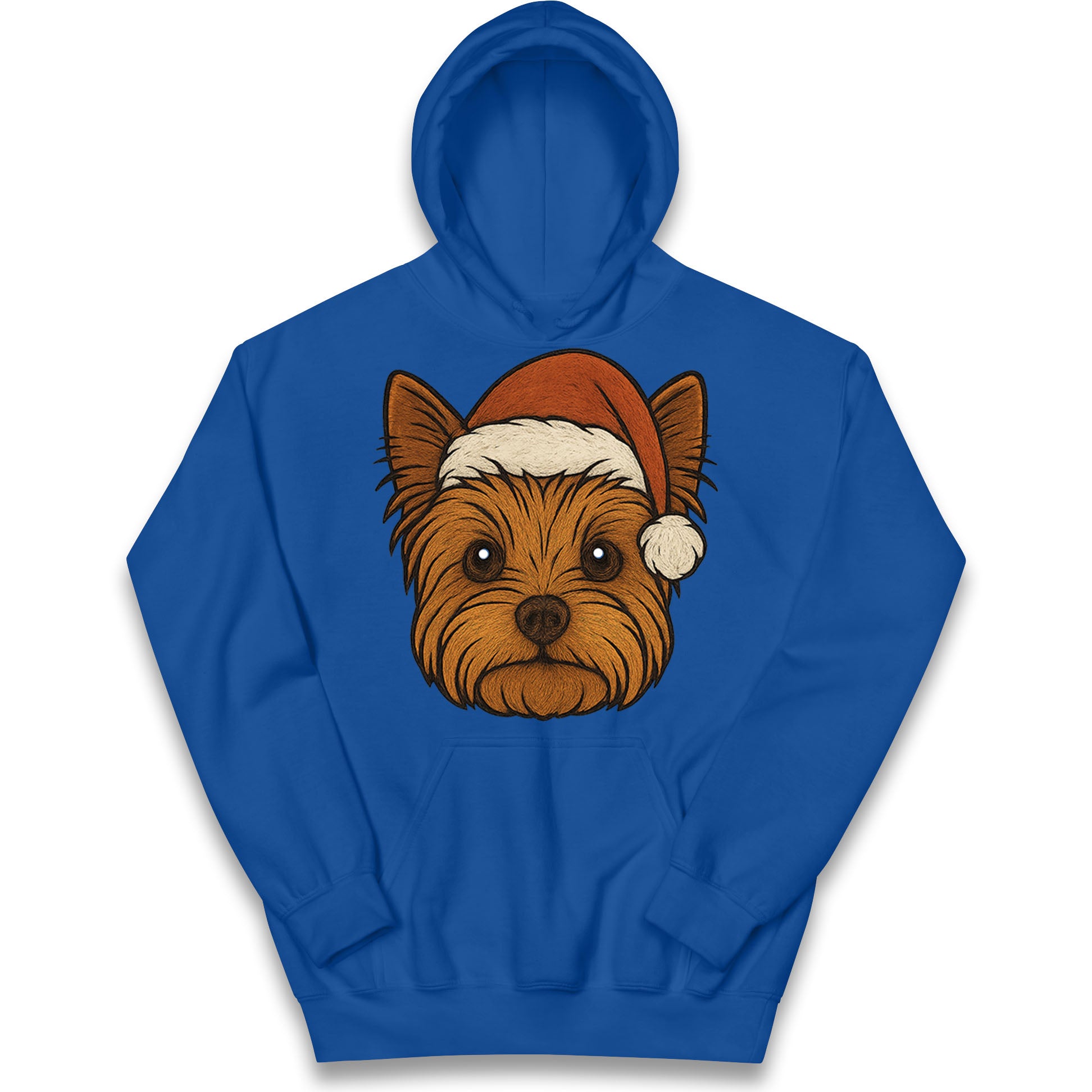 Yorkshire Terrier Christmas Kids Hoodie
