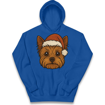 Yorkshire Terrier Christmas Kids Hoodie