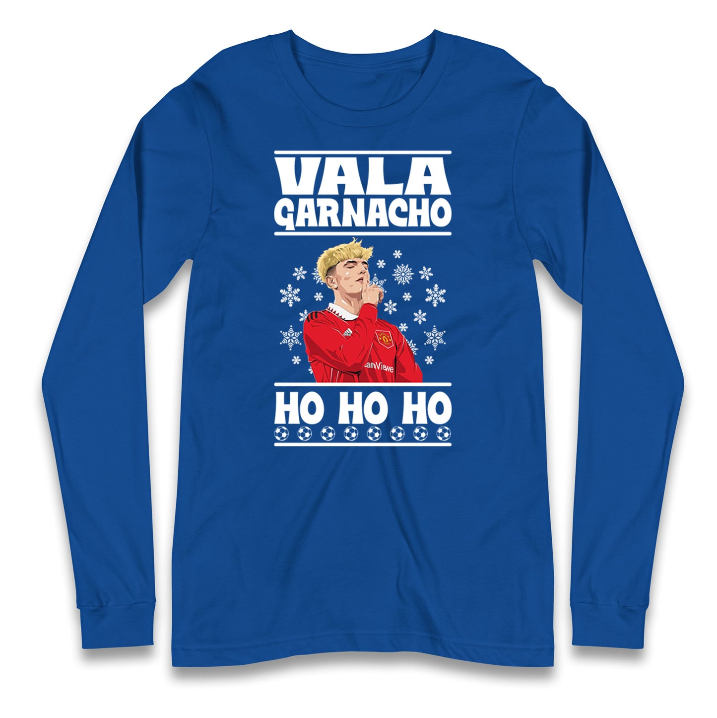 alejandro garnacho christmas long sleeve t shirt