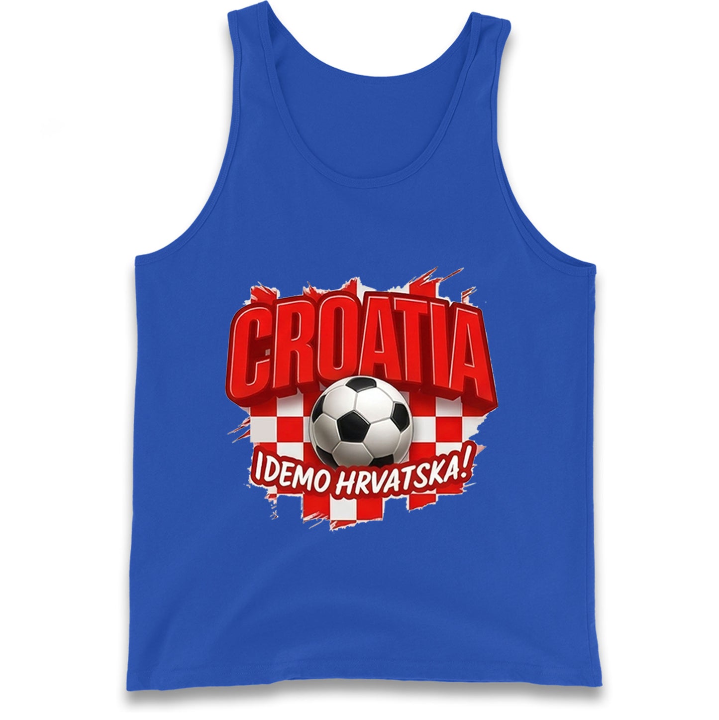 Croatia Retro World Cup Tank Top