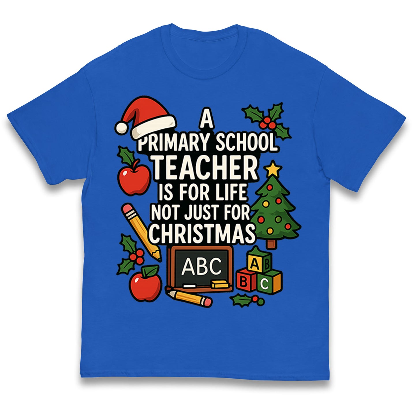 Primary School Teacher Christmas Kids T Shirt