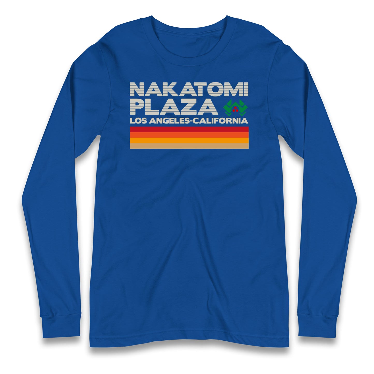 nakatomi plaza vintage long sleeve t shirt