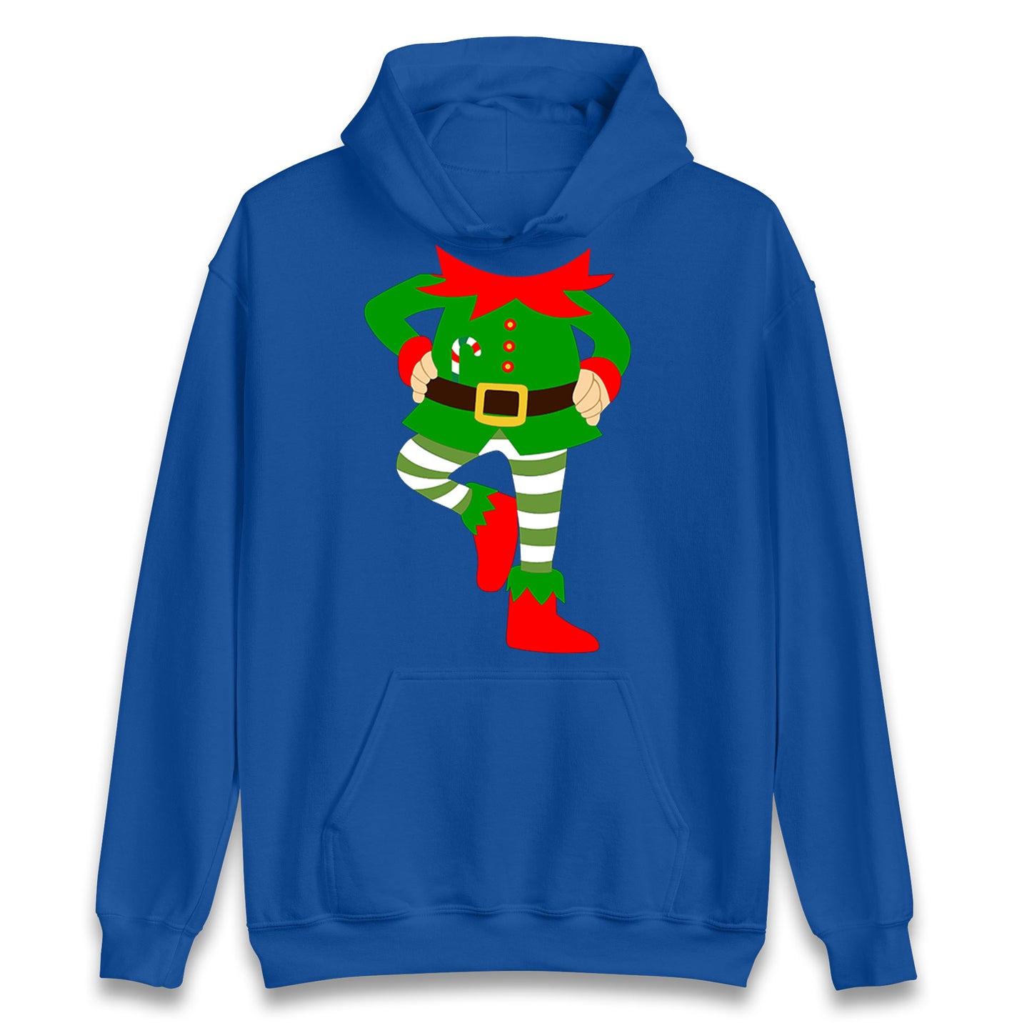Personalise Christmas Party Wear Elf Unisex Hoodie
