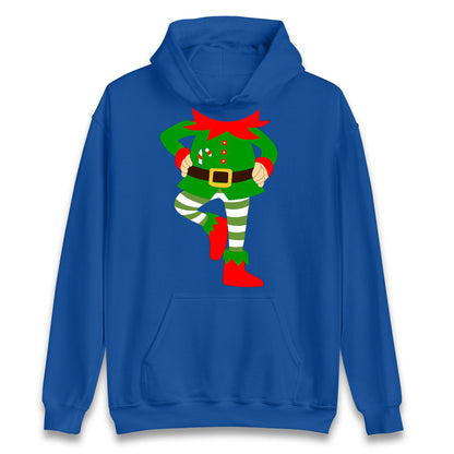 Personalise Christmas Party Wear Elf Unisex Hoodie