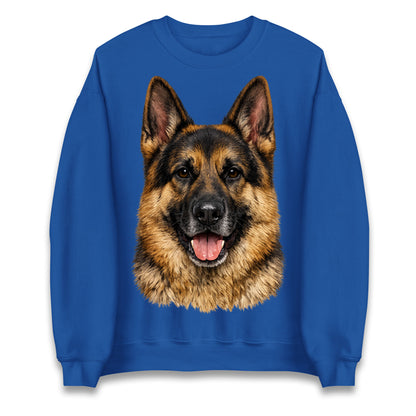 German Shepherd Dog Face Jumper