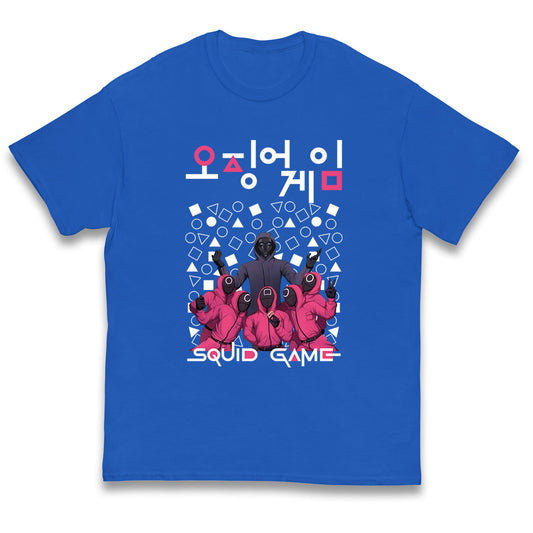 Squid Game Front Man And Guards T Shirt