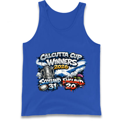 Scotland Calcutta Cup Winners 2026 Tank Top