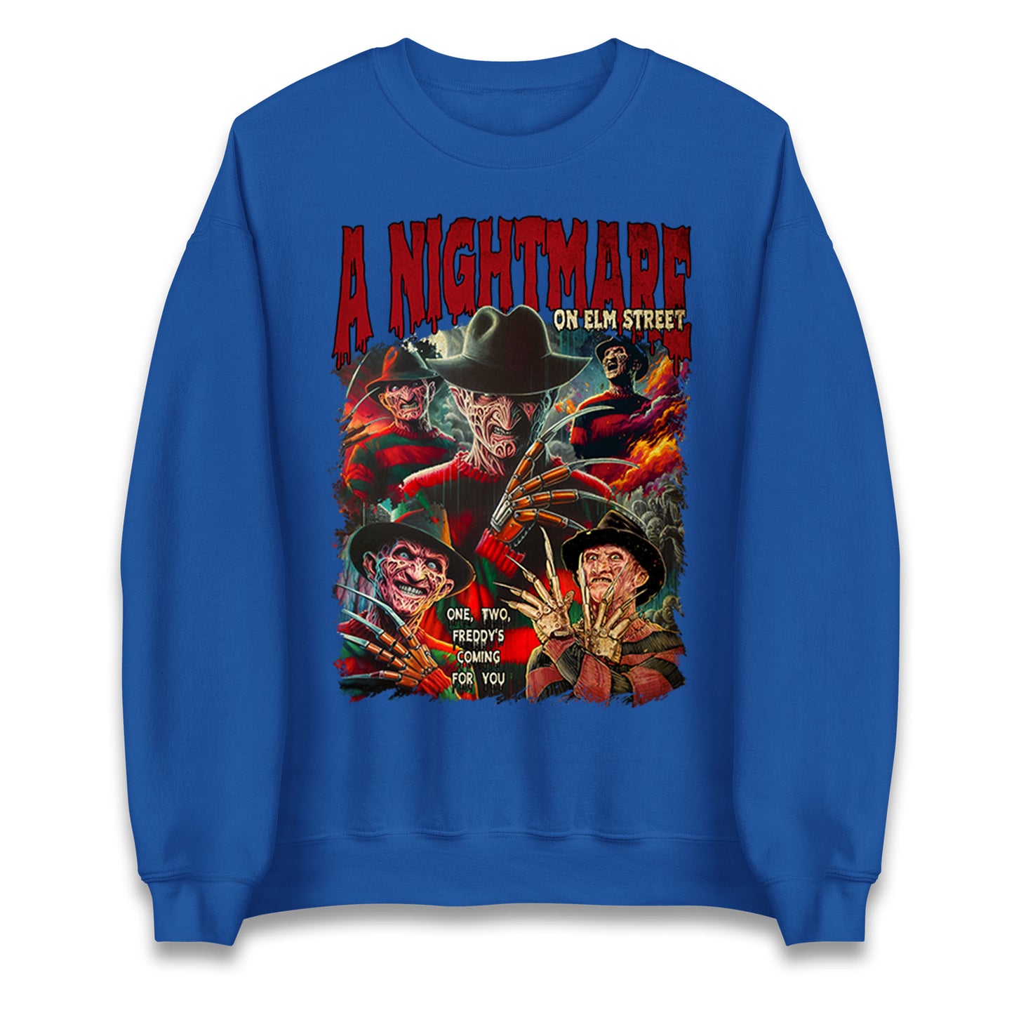 Al Nightmare on Elm Street Freddy Krueger Sweatshirt