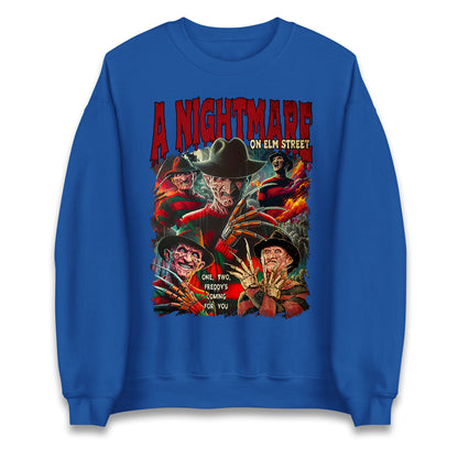 Al Nightmare on Elm Street Freddy Krueger Sweatshirt