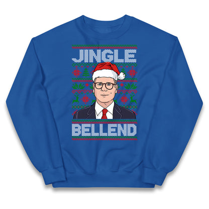 Keir Starmer Jingle Bell End Christmas Kids Jumper
