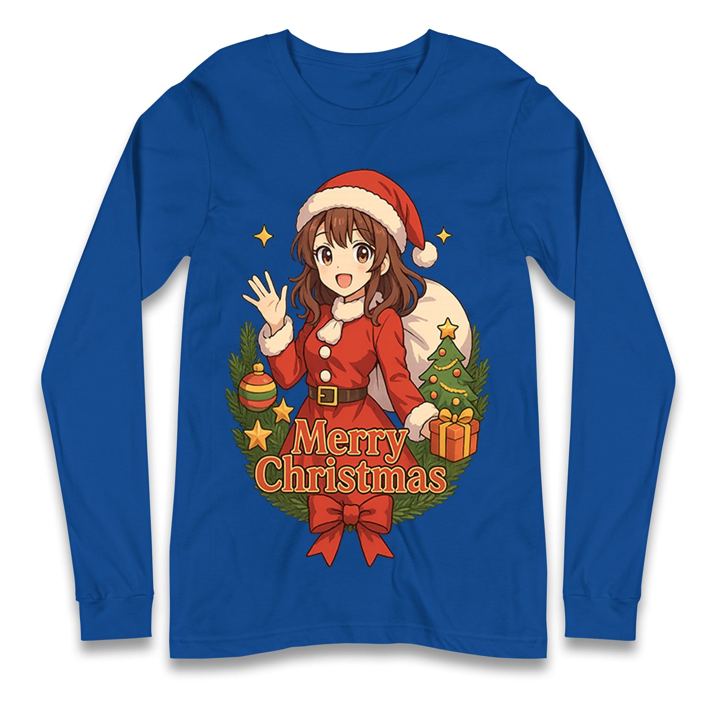 Anime Christmas Longsleeve T Shirt