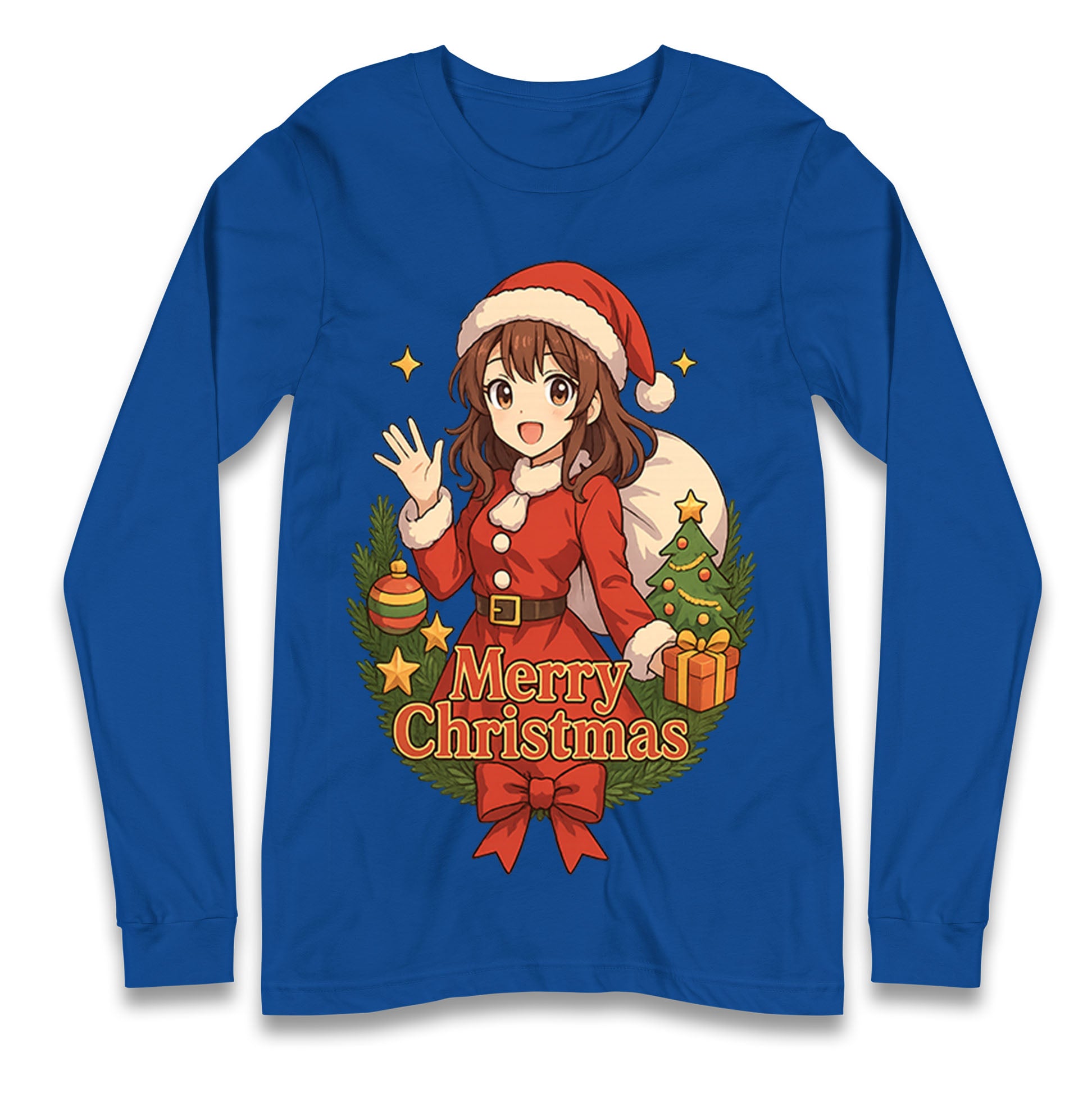 Anime Christmas Longsleeve T Shirt