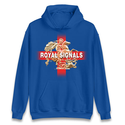 Royal Signals St George and The Dragon Unisex Hoodie