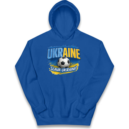 Ukraine Retro World Cup Kids Hoodie