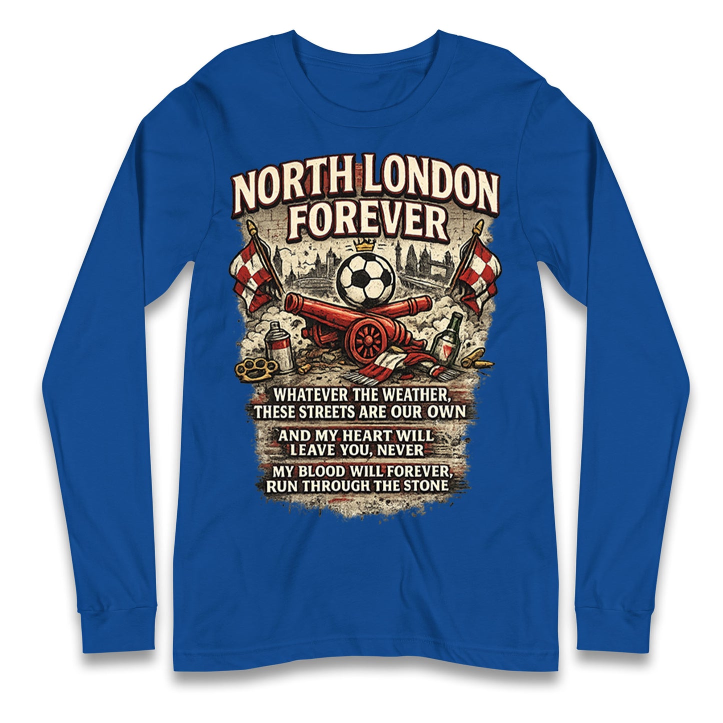 Arsenal North London Forever Longsleeve T Shirt