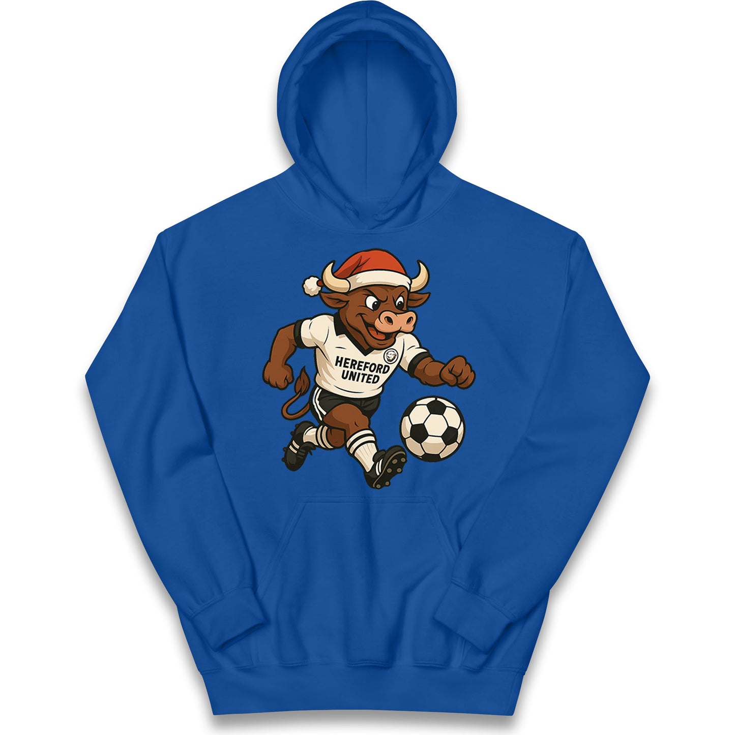 Retro Hereford Christmas Kids Hoodie