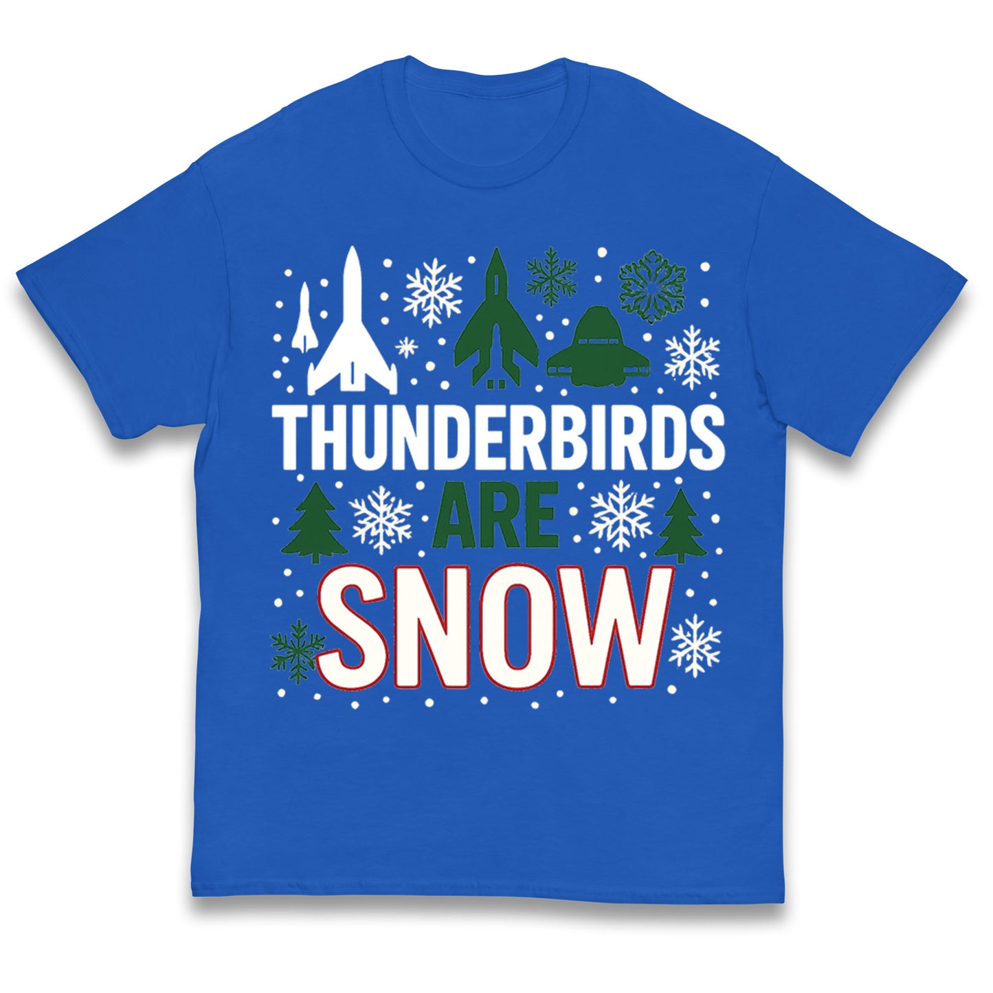 Thunderbirds Christmas Kids T Shirt
