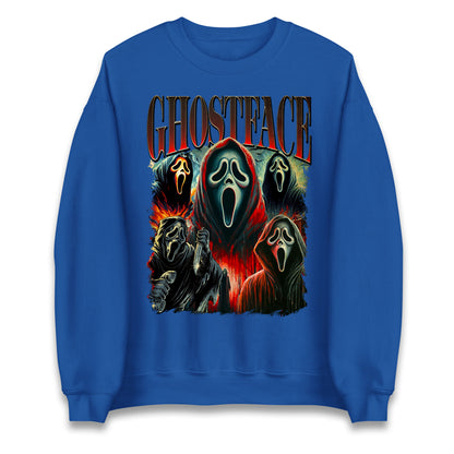Ghost Face Halloween Bootleg Unisex Sweatshirt