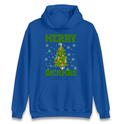 Merry Dickmas Funny Christmas Hoodie
