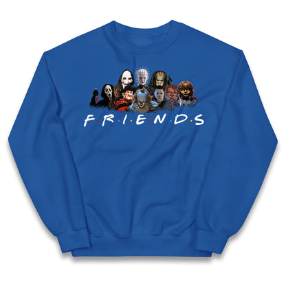 Horror Characters Friends Halloween Kids Jumper