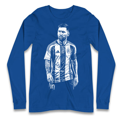 Lionel Messi Argentina Longsleeve T Shirt