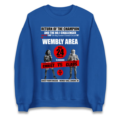 Jesus Christ Vs Santa Claus Jumper 