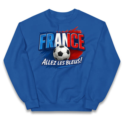 France Retro World Cup Kids Jumper