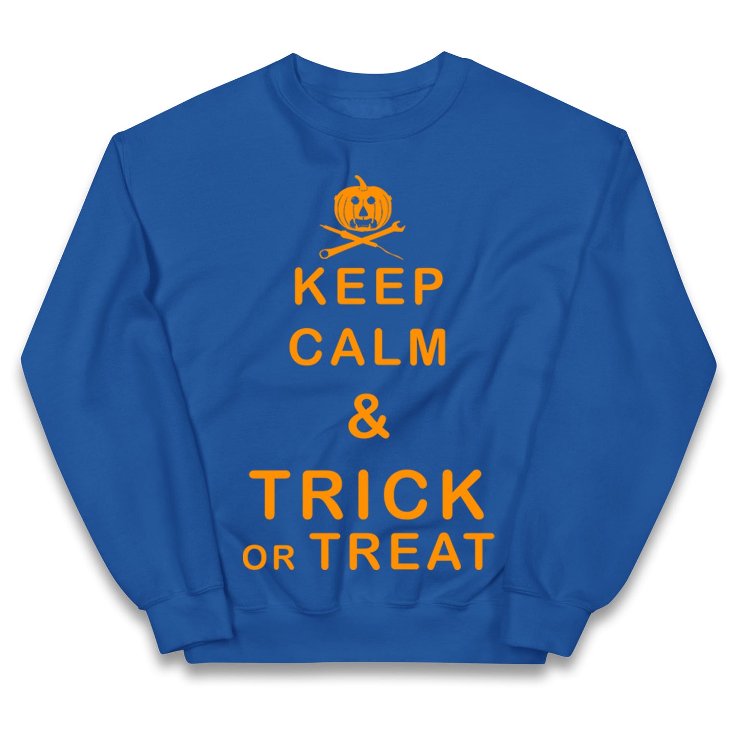 Keep Calm And Trick Or Treat Halloween Jumper

