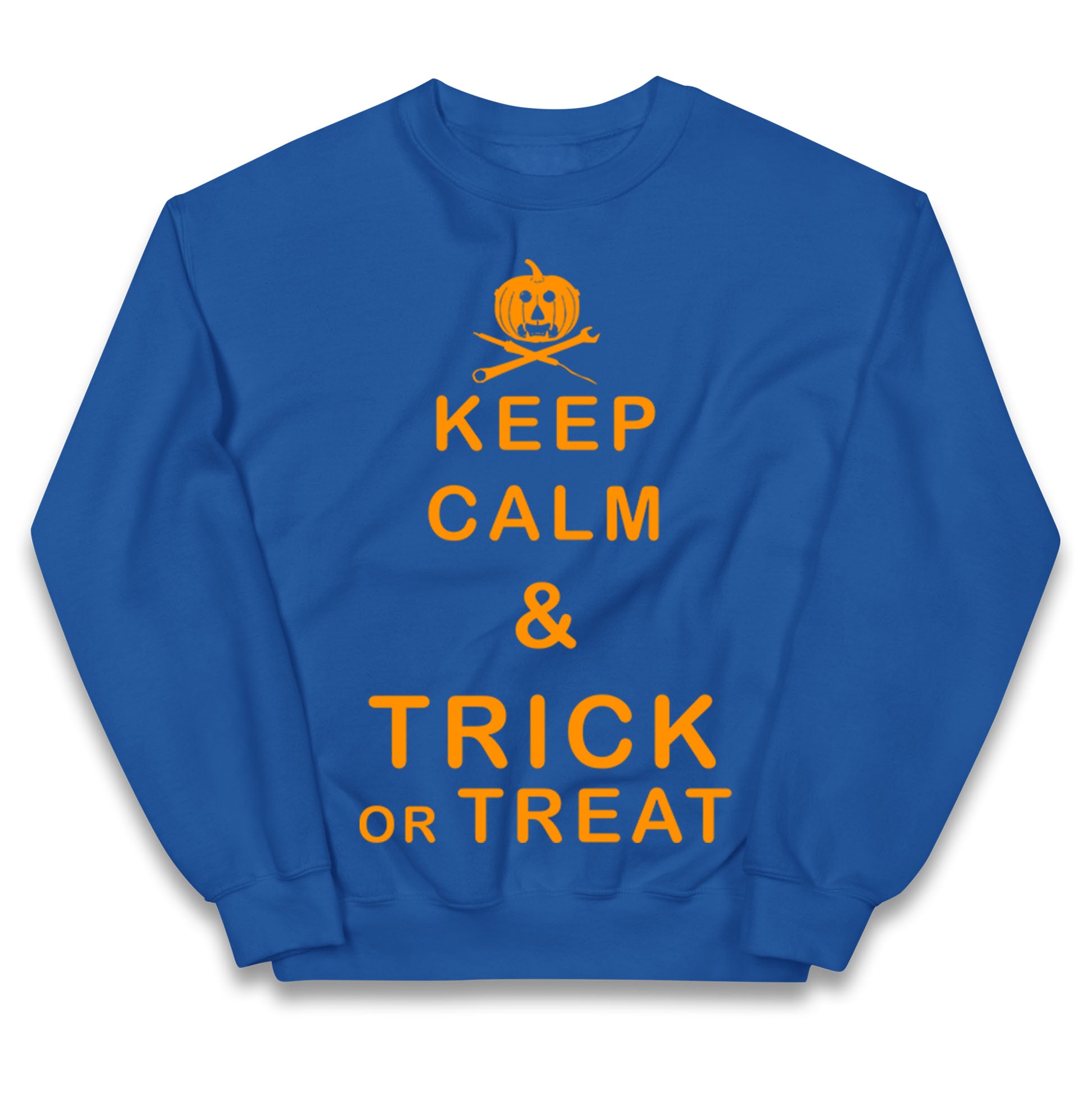 Keep Calm And Trick Or Treat Halloween Jumper
