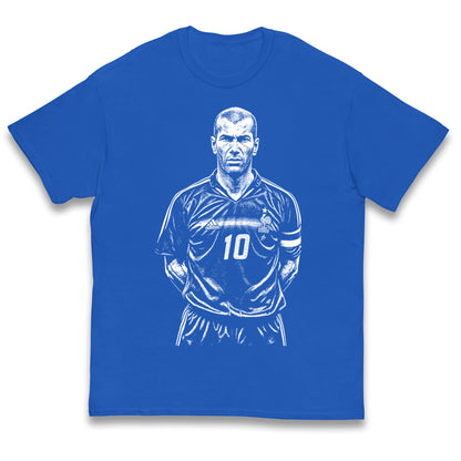 Zidane France 10 Kids T Shirt