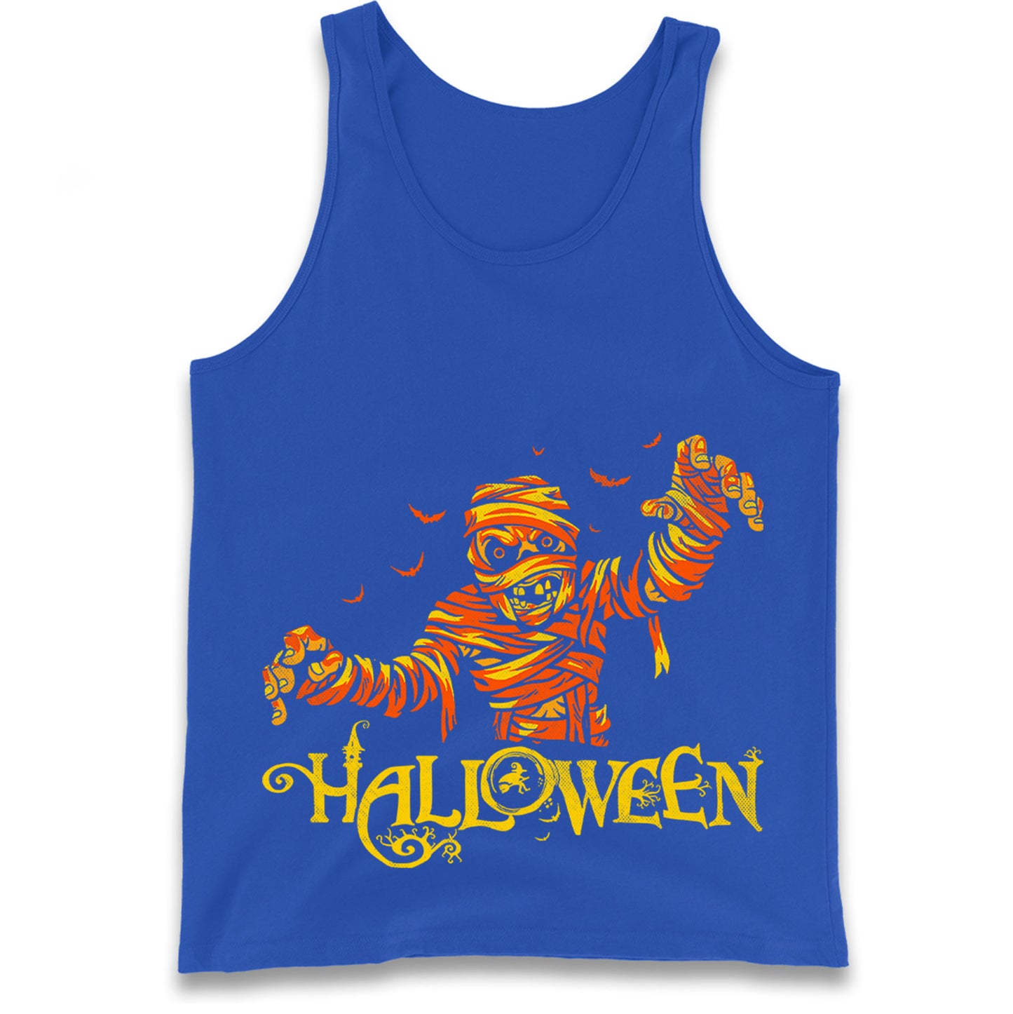 Scary Mummy Halloween Tank Top
