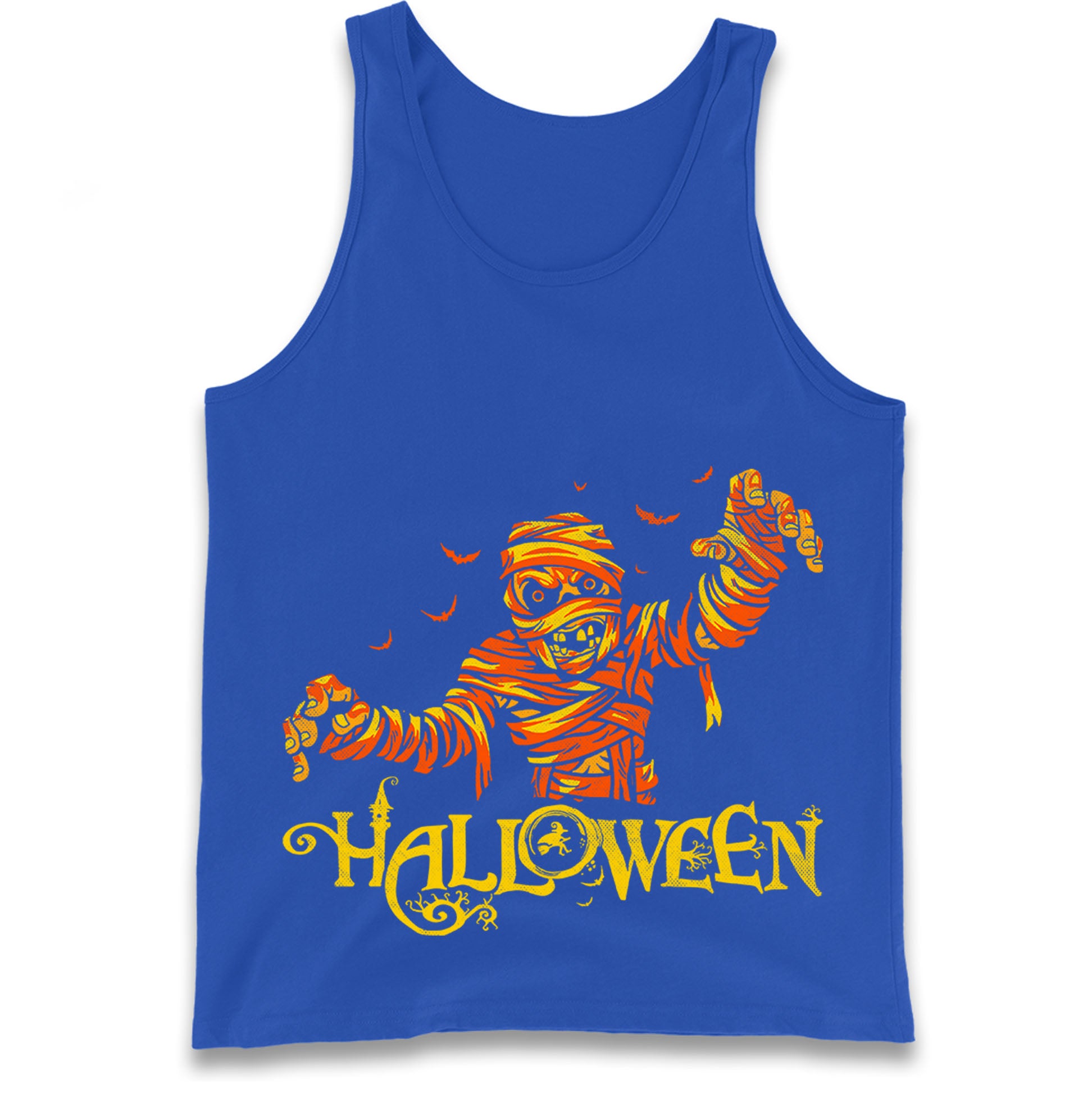 Scary Mummy Halloween Tank Top
