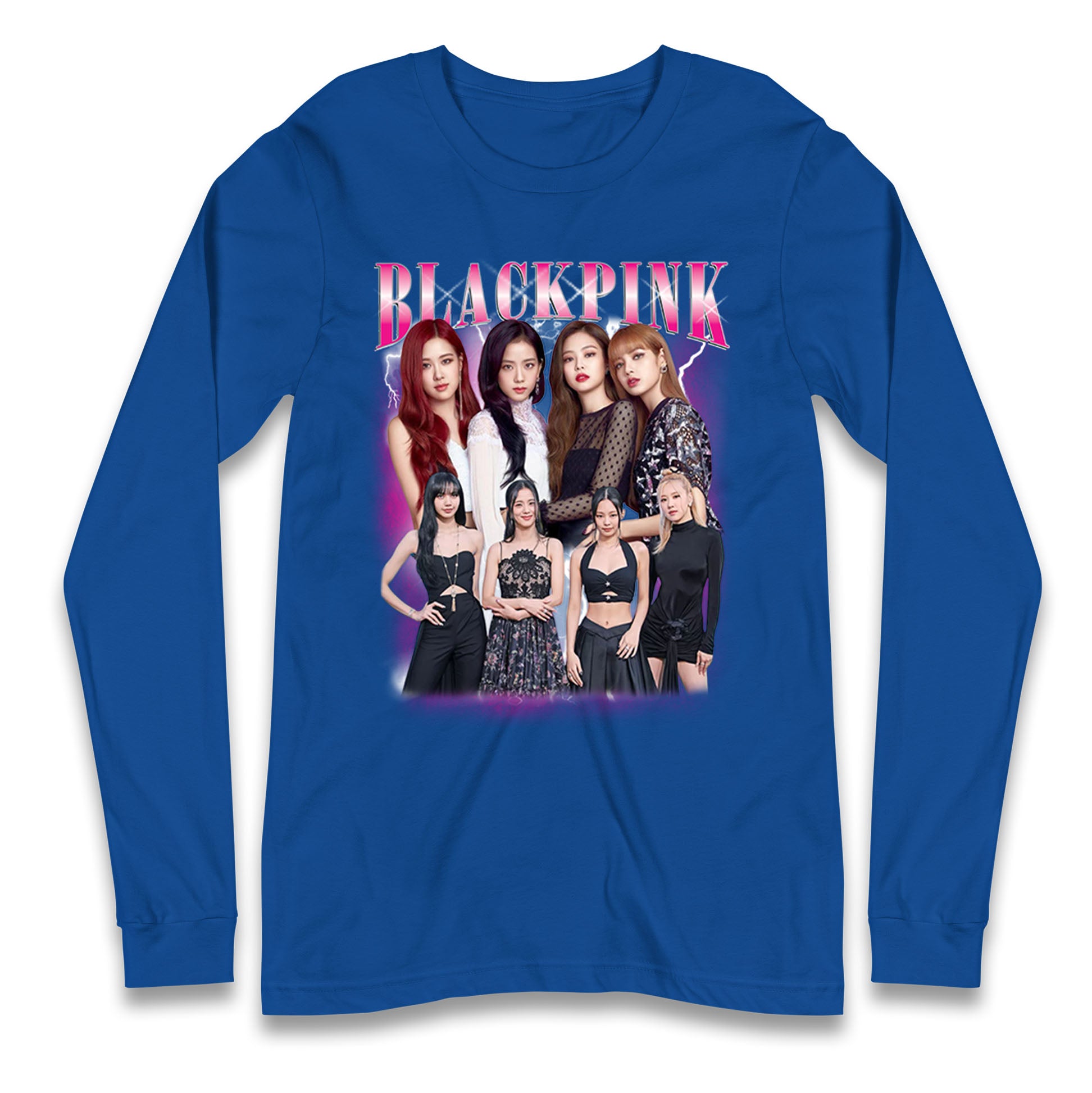 Black Pink Longsleeve T Shirt