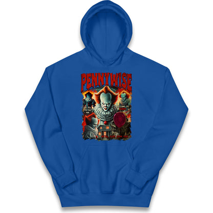 The Clown Pennywise Halloween Bootleg Kids Hoodie