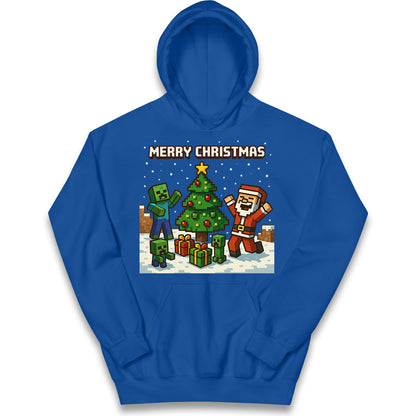 Minecraft Christmas Kids Hoodie