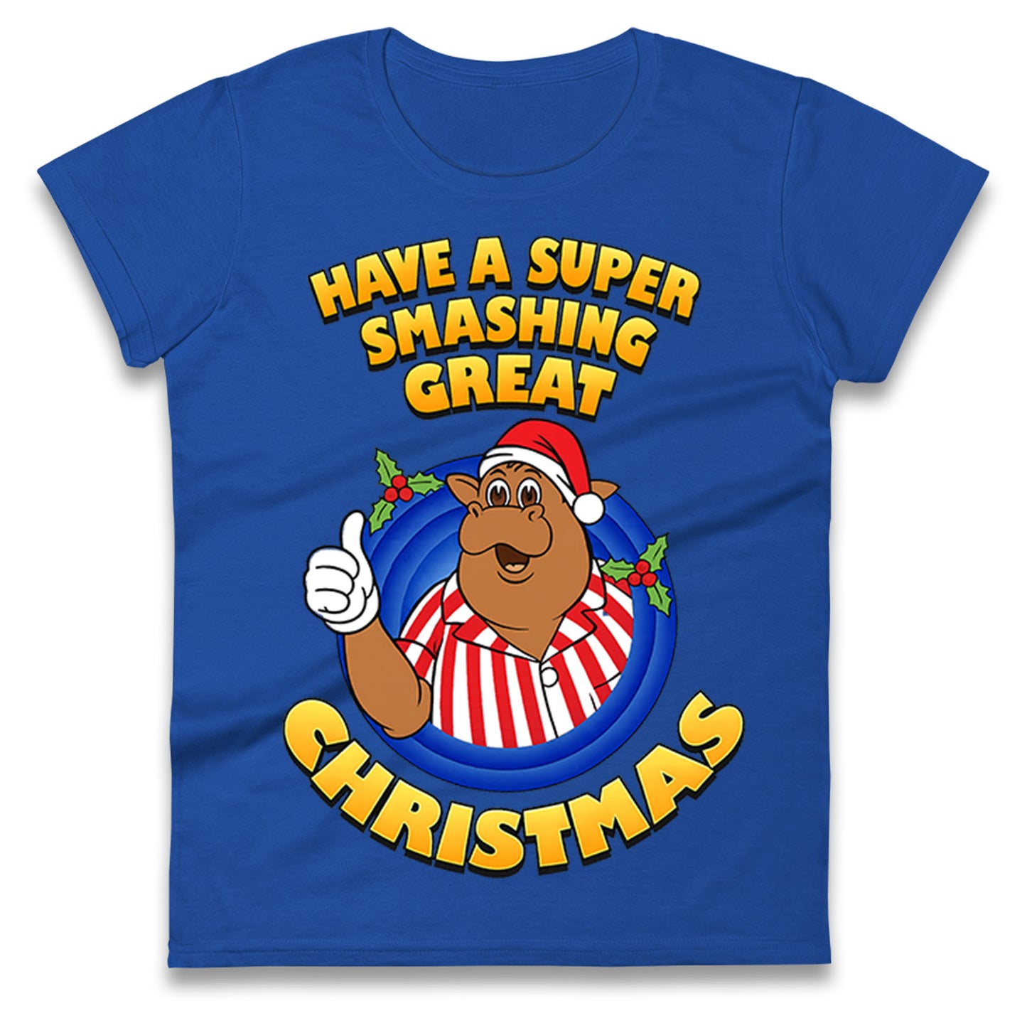 Bullseye Christmas Ladies T Shirt