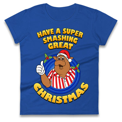 Bullseye Christmas Ladies T Shirt