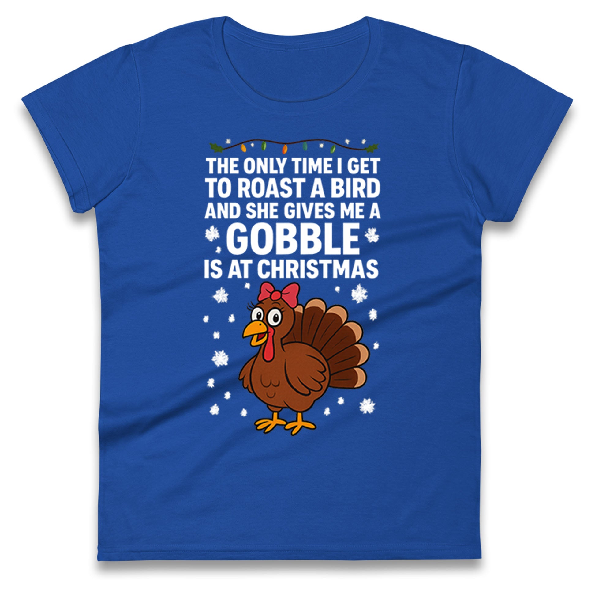 Rude Christmas Ladies T Shirt
