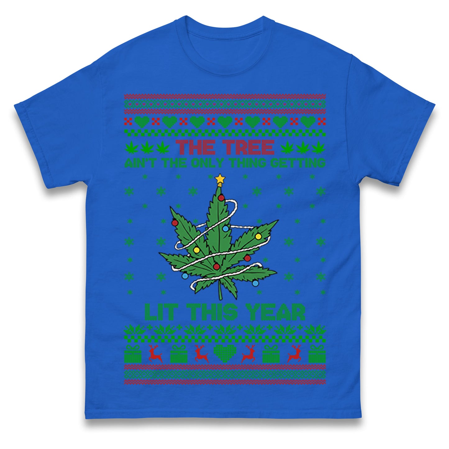 Cannabis Christmas T Shirt
